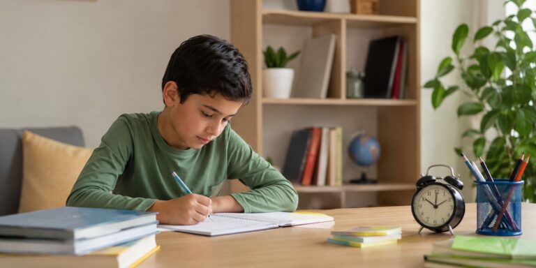 Rutina de estudio para niños: cómo crearla sin convertirla en una pelea